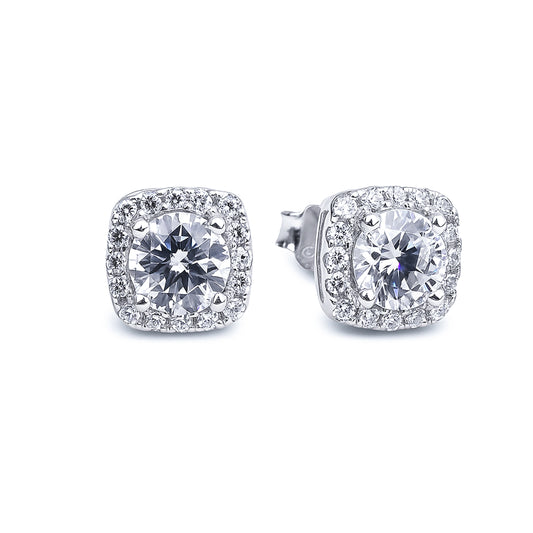 S925 5mm Cluster Stud Earrings