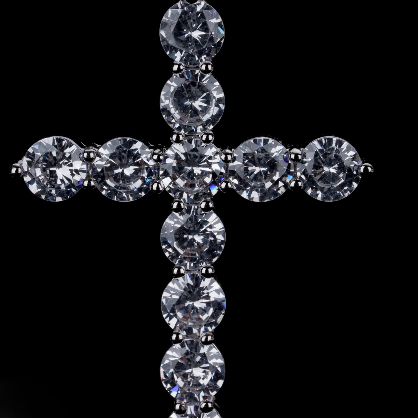 Classic Zircon Cross Pendant