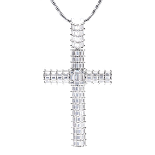 Double-Row Ladder-Shaped Diamond Ice Sugar Cross
