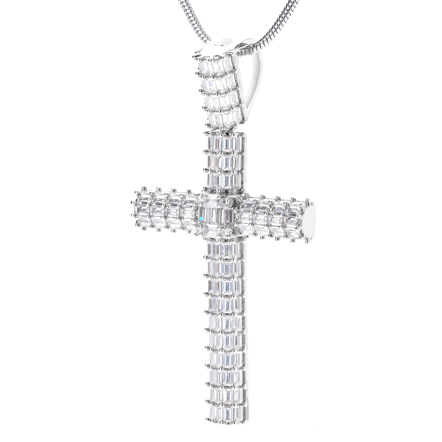 Double-Row Ladder-Shaped Diamond Ice Sugar Cross