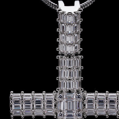 Double-Row Ladder-Shaped Diamond Ice Sugar Cross