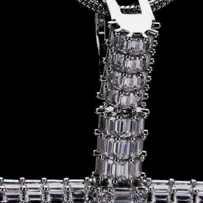 Double-Row Ladder-Shaped Diamond Ice Sugar Cross