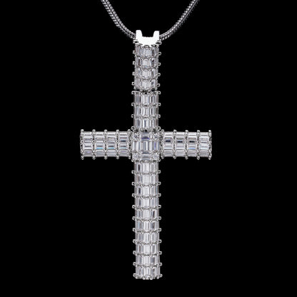 Double-Row Ladder-Shaped Diamond Ice Sugar Cross