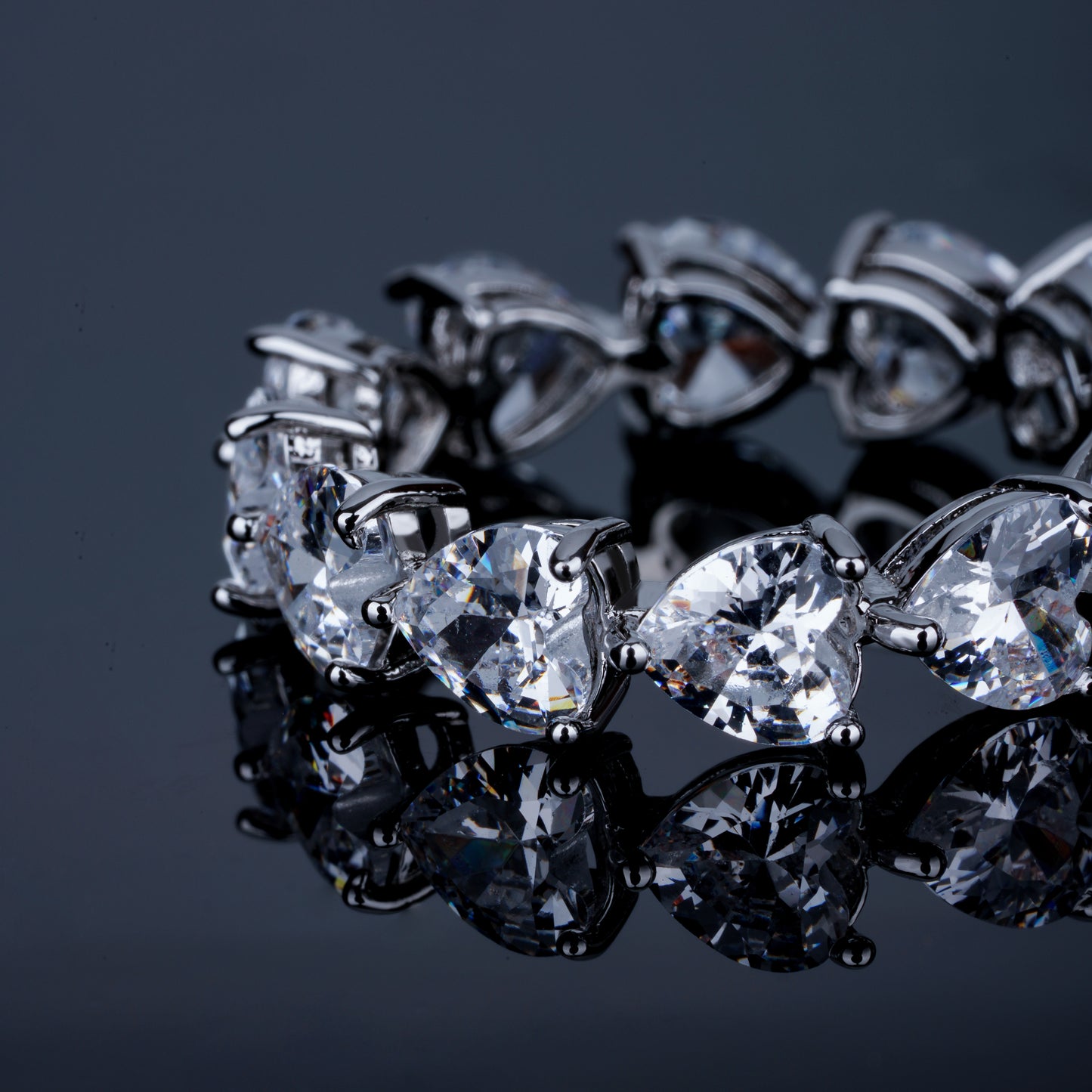 Heart-Shaped Zircon Ring