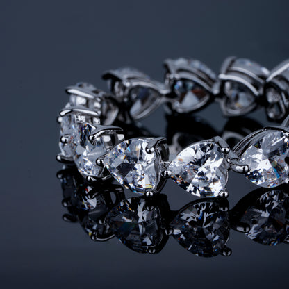 Heart-Shaped Zircon Ring