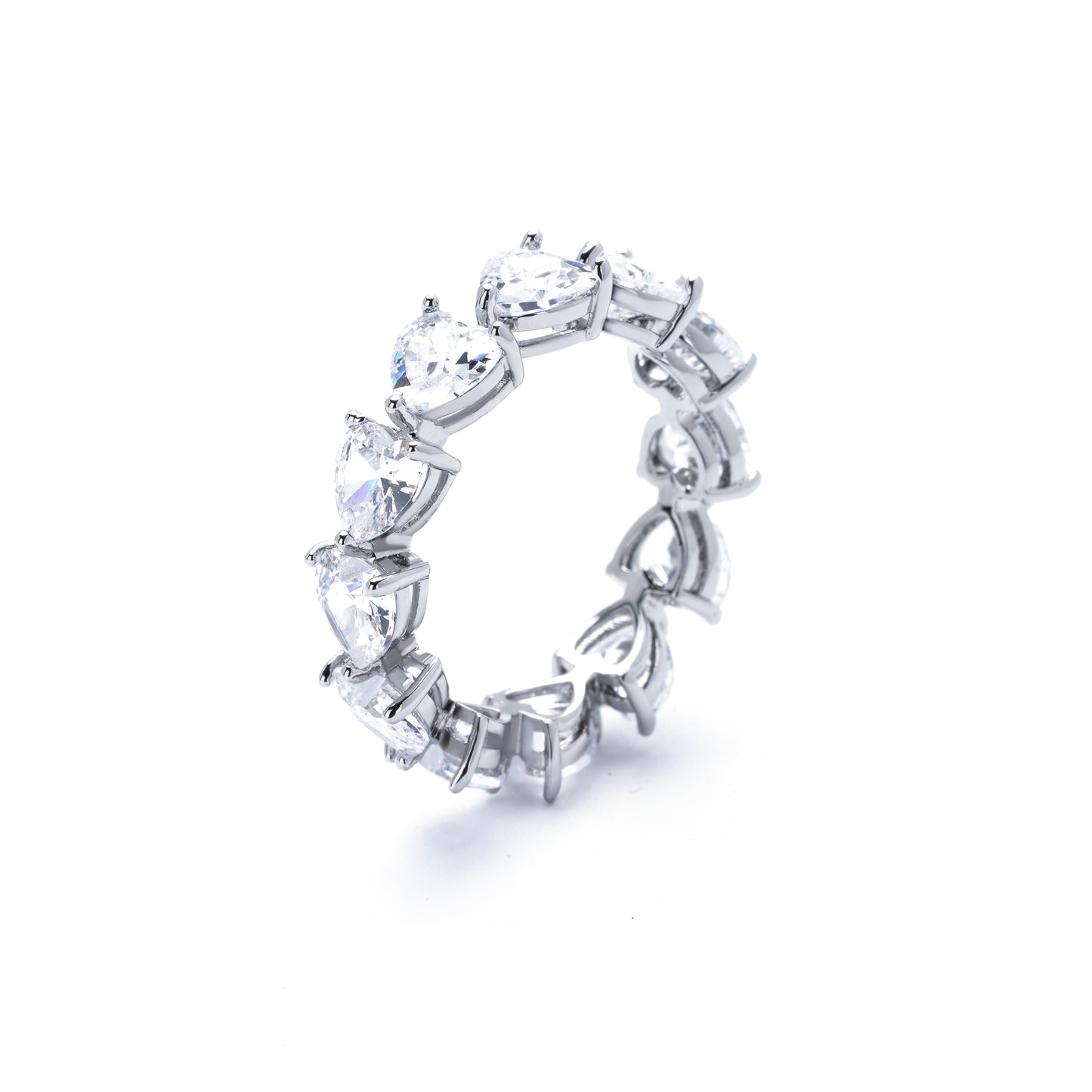 Heart-Shaped Zircon Ring