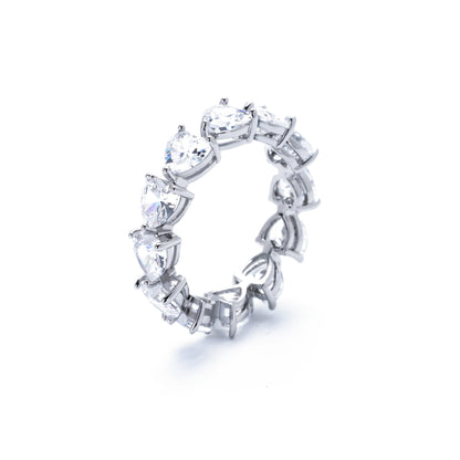 Heart-Shaped Zircon Ring