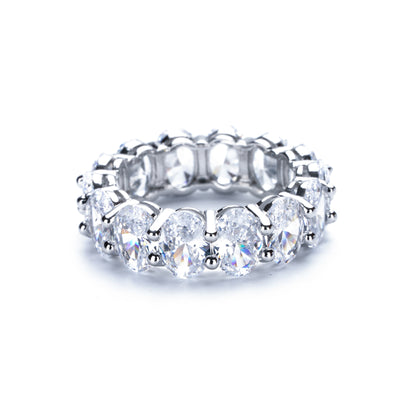 Oval Zircon Ring