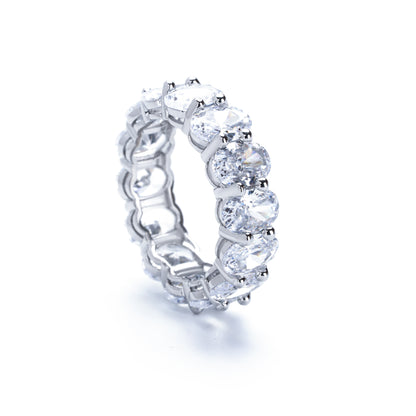 Oval Zircon Ring
