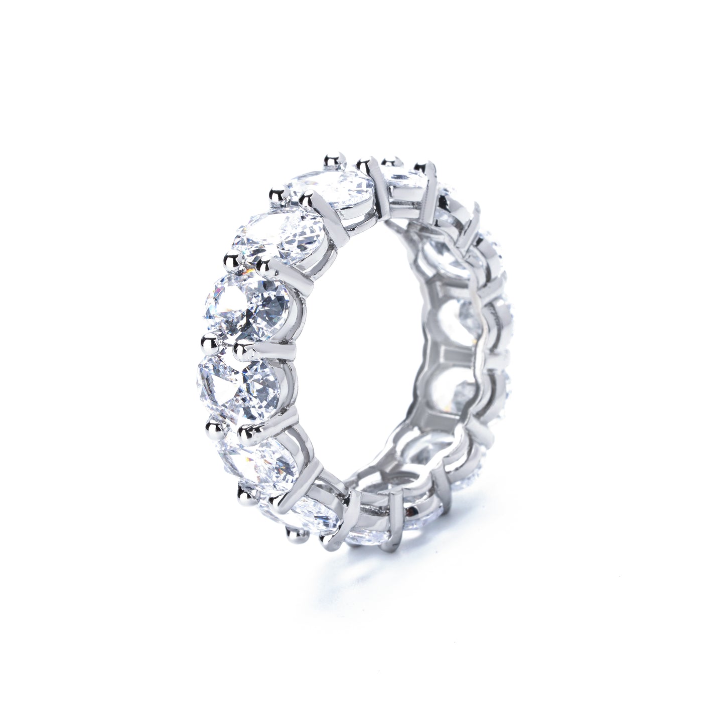 Oval Zircon Ring