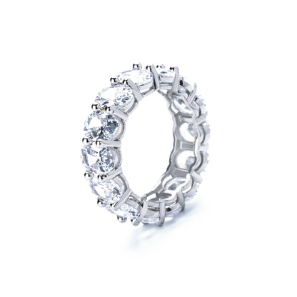 Oval Zircon Ring