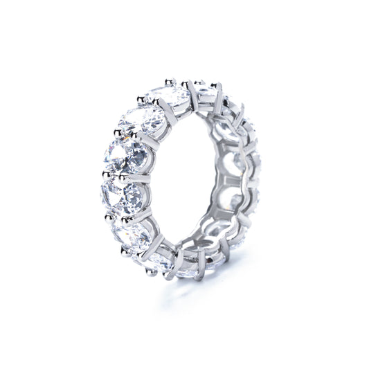 Oval Zircon Ring