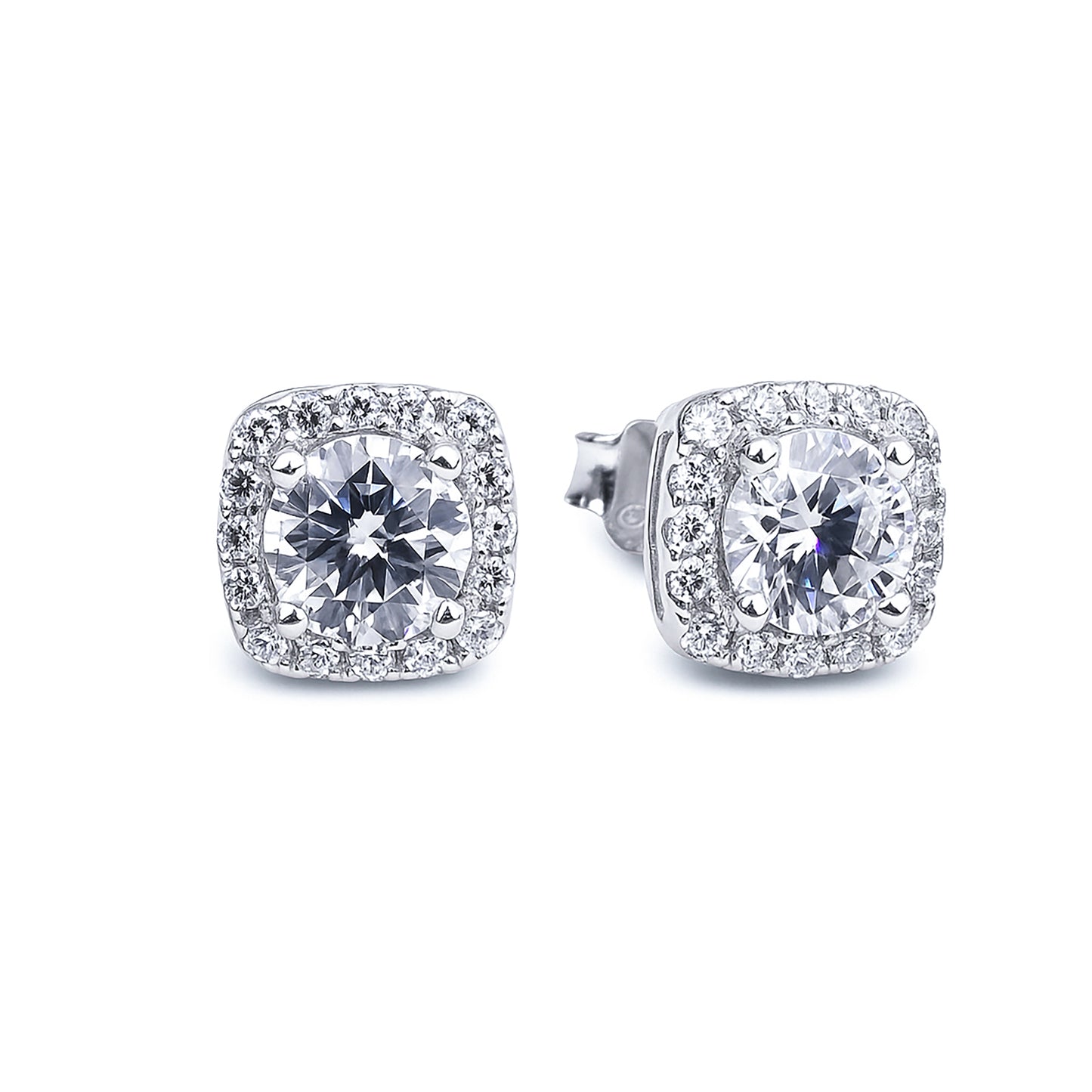 S925 5mm Cluster Stud Earrings