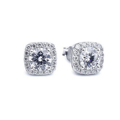 S925 5mm Cluster Stud Earrings