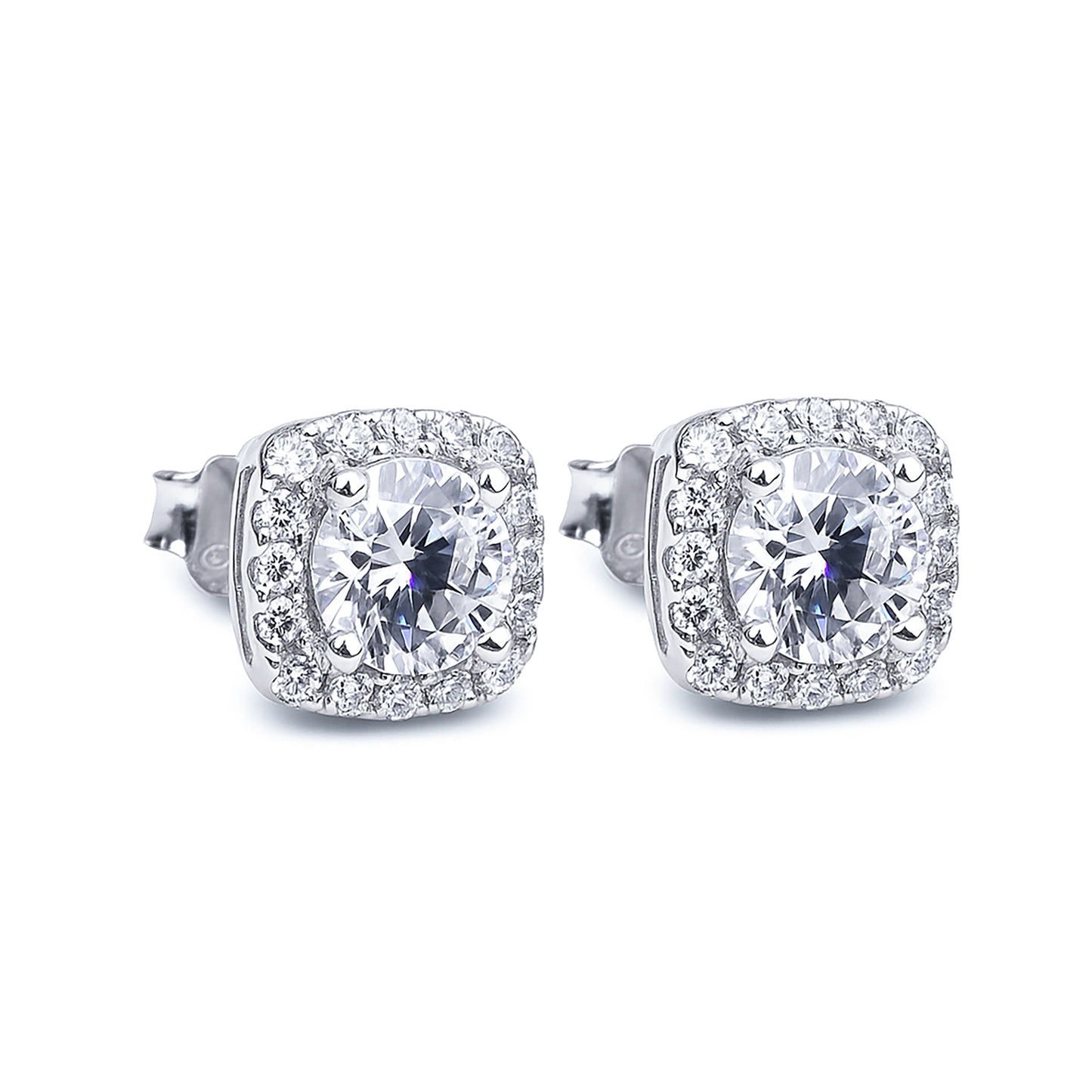 S925 5mm Cluster Stud Earrings