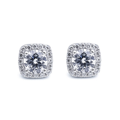 S925 5mm Cluster Stud Earrings