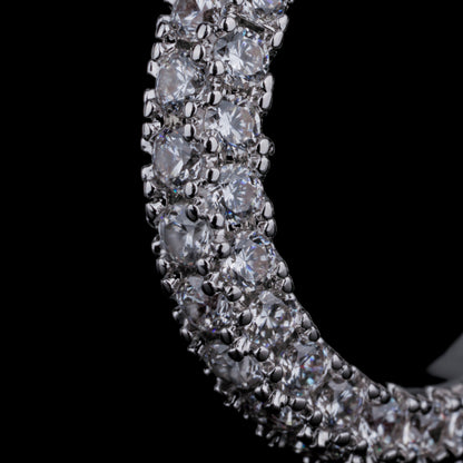 Three-Sided Zircon Ring