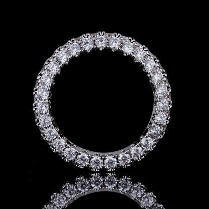 Three-Sided Zircon Ring